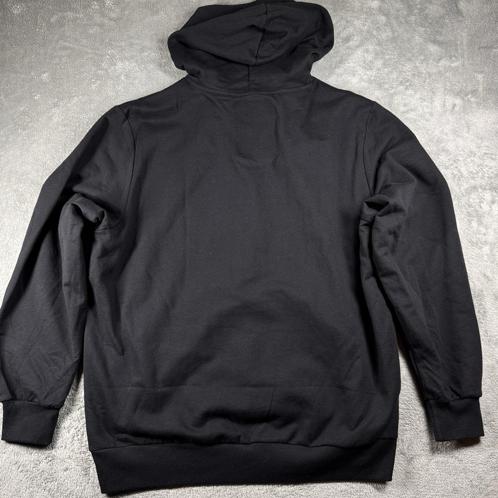 Stranger Things Hawkins Graphic Hoodie Men's XL Black Pullover Netflix NWT - Picture 3 of 9